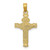 Image of 14K Yellow Gold Claddagh Cross Pendant