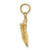 Image of 14K Yellow Gold Conch Shell Pendant C2526
