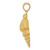 Image of 14K Yellow Gold Conch Shell Pendant K2912