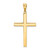 Image of 14K Yellow Gold Cross Pendant K4317