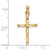 Image of 14K Yellow Gold Cross Pendant K9599