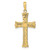 Image of 14K Yellow Gold Cross Pendant K9603