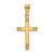 Image of 14K Yellow Gold Cross Pendant XR133