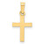 Image of 14K Yellow Gold Cross Pendant XR768