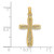 Image of 14K Yellow Gold Cross w/ Filigree Center Pendant