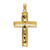 Image of 14K Yellow Gold Crucifix Pendant C1361 Image of 14K Yellow Gold Crucifix Pendant C1361