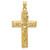 Image of 14K Yellow Gold Crucifix Pendant C1361 Image of 14K Yellow Gold Crucifix Pendant C1361