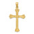 Image of 14K Yellow Gold Crucifix Pendant C157 Image of 14K Yellow Gold Crucifix Pendant C157