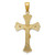 Image of 14K Yellow Gold Crucifix Pendant C4345