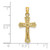 Image of 14K Yellow Gold Crucifix w/ Beveled Edges Pendant Image of 14K Yellow Gold Crucifix w/ Beveled Edges Pendant