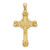 Image of 14K Yellow Gold Crucifix w/ Sunburst Pendant
