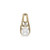 Image of 14k Yellow Gold Cultured Freshwater Pearl And Diamond Pendant (Chain NOT included)