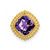 Image of 14K Yellow Gold Cushion Amethyst Chain Slide Pendant