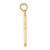 Image of 14k Yellow Gold Cut-out Cross Pendant K8429