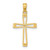 Image of 14k Yellow Gold Cut-out Cross Pendant K8429