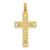 Image of 14K Yellow Gold Cut-Out Heart I Love Jesus Crucifix Pendant Image of 14K Yellow Gold Cut-Out Heart I Love Jesus Crucifix Pendant
