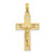 Image of 14K Yellow Gold Cut-Out Heart I Love Jesus Crucifix Pendant Image of 14K Yellow Gold Cut-Out Heart I Love Jesus Crucifix Pendant
