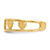 Image of 14K Yellow Gold Cutout Textured Heart Toe Ring