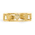 Image of 14K Yellow Gold Cutout Textured Heart Toe Ring