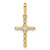Image of 14K Yellow Gold CZ Cross Pendant XR1988