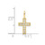 Image of 14K Yellow Gold CZ Cross Pendant YC1498