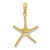 Image of 14K Yellow Gold Dancing Starfish w/ Bail Pendant