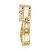 Image of 14k Yellow Gold Diamond and Yellow Sapphire Star Pendant PM6611-SAY-002-YA