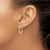 Image of 21mm 14K Yellow Gold Diamond Fascination Round Hinged Hoop Earrings DF230