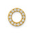 Image of 14K Yellow Gold Diamond Initial O Pendant