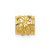 Image of 14K Yellow Gold Diamond-cut Mini Plumeria Barrel Chain Slide Pendant