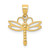 Image of 14K Yellow Gold Dragonfly Pendant K4851