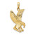 Image of 14K Yellow Gold Eagle Pendant K4853