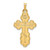 Image of 14K Yellow Gold Eastern Orthodox Cross Pendant XR568