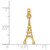 Image of 14K Yellow Gold Eiffel Tower Pendant