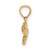 Image of 14K Yellow Gold Enamel Mini Pink Butterfly Pendant