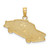 Image of 14K Yellow Gold Enamel Taxi Pendant K7060