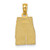 Image of 14K Yellow Gold Engraved Board Shorts w/ Palm Trees Pendant