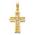 Image of 14K Yellow Gold Fancy Cross Pendant D5032