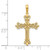 Image of 14K Yellow Gold Fancy Cross Pendant D5033