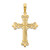 Image of 14K Yellow Gold Fancy Cross Pendant D5033