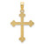 Image of 14K Yellow Gold Fancy Cross Pendant D5134