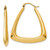 Image of 19mm 14K Yellow Gold Fancy Hoop Earrings