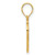 Image of 14K Yellow Gold Fancy Open Heart Pendant