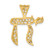 Image of 14K Yellow Gold Filigree Chai Pendant C2814