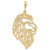 Image of 14K Yellow Gold Filigree Lions Head Pendant