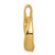 Image of 14K Yellow Gold Fits up to 2mm Omega, 4mm Reversible, Omega Slide Pendant