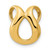 Image of 14K Yellow Gold Fits up to 2mm Regular/4mm Fancy Fancy Omega Slide Pendant