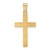 Image of 14K Yellow Gold Floral Cross Pendant XR138