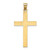 Image of 14K Yellow Gold Floral Cross Pendant XR139