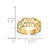 Image of 14K Yellow Gold Floral Toe Ring